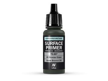 Vallejo 70.607 Model Air 17ml, SURFACE PRIMER UK BRONZE GREEN