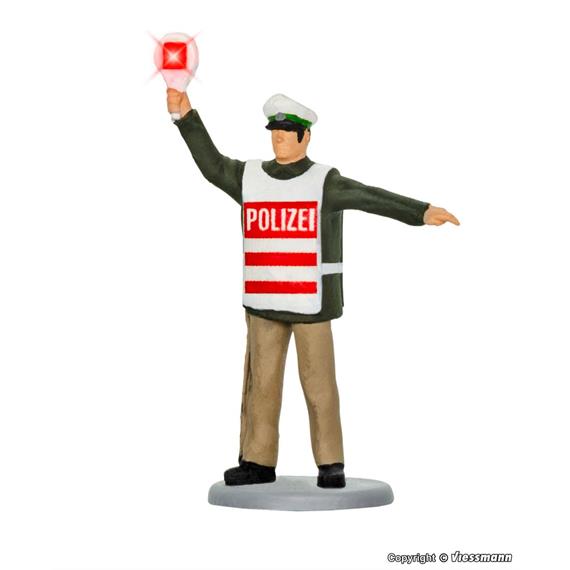 Viessmann 1518 Polizist mit beleuchteter Kelle - H0 (1:87)