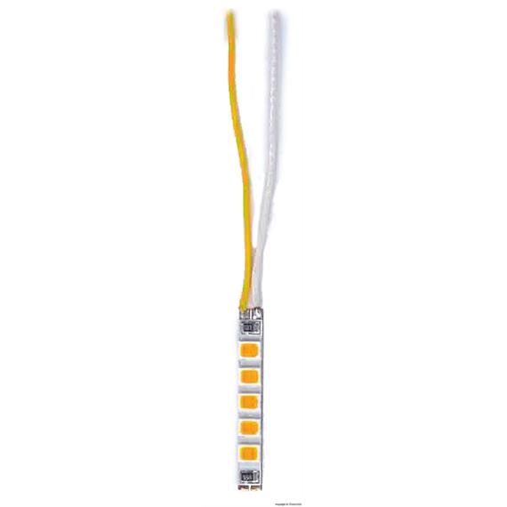 Viessmann 5158 Mini LED-Leuchtstreifen 2,3 mm breit, mit 5 LEDs warmweiss, 4 Stück - H0