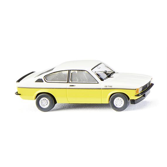 Wiking 022902 Opel Kadett C Coupé GT/E - weiss/gelb - H0 (1:87)