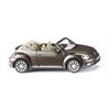 Wiking 02802 VW The Beetle Cabrio toffeebraun met.