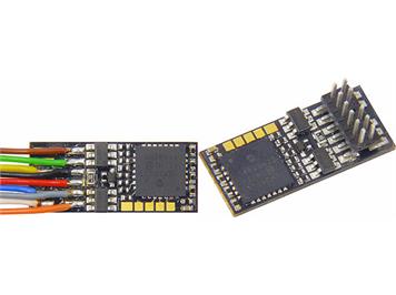 ZIMO MX623 Decoder, bedrahtete Variante, 0,8A, 4 Funktionsausgäng, 7 Anschlussdrähte, N-H0