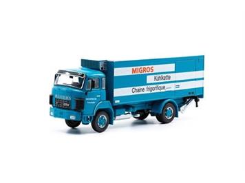 ACE 002381 Saurer D290 4x2 Frigo Migros Kühlkette, H0 1:87