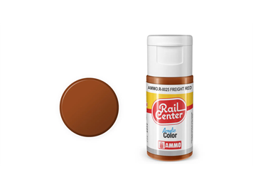 AMMO R-0025 Rail Center Fracht-Rot, matt, Acrylfarbe, 20 ml