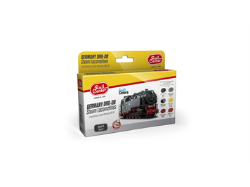 AMMO R-1005 Rail Center Deutsche DRG-DB Dampflok, Epoche II, Farb-Set