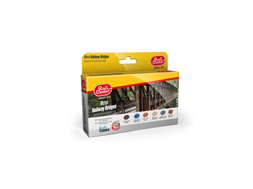 AMMO R-1023 Rail Center Metallbrücken, Farb-Set