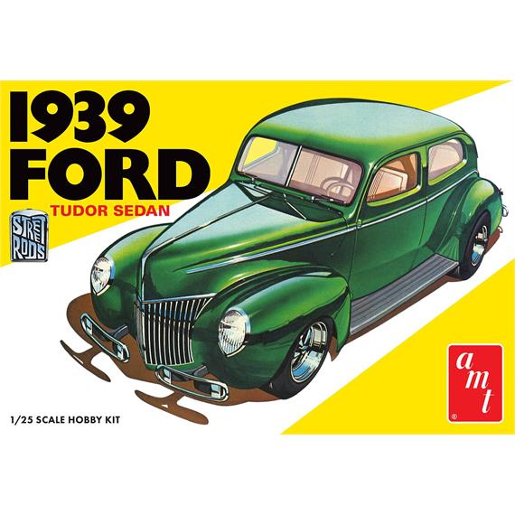 amt 591434 1939 Ford Sedan Street Rod Series - Massstab 1:25