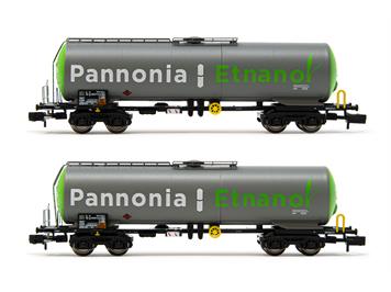 Arnold 6536 Kesselwagenset "Pannonia / Ethanol" WASCOSA 2teilig, N (1:160)