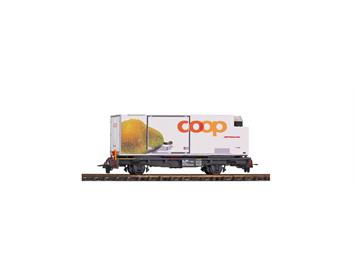 Bemo 2269 125 RhB Lb-v 7865 mit Coop-Container "Birne" - H0m (1:87)