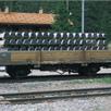 Bemo 9463 101 RhB Kk-w 7371 Niederbordwagen mit Betonschwellen - 0m (1:45) | Bild 2