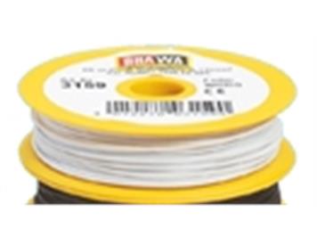 Brawa 3159 Litze 0,14mm weiss, 25m