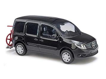 Busch 50661 Mercedes-Benz Citan, Kombi mit Fahrradtra¨ger und Mountainbike, Bj. 2013 HO