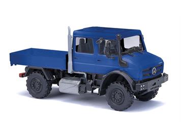 Busch 51082 Mercedes-Benz Unimog U 5023 / Doppelkabine, blau "Formneuheit" - H0 (1:87)