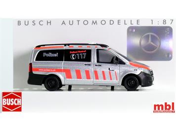 Busch 51100-146 MB Vito Kastenwagen KaPo Luzern, Sonderserie - H0 (1:87)