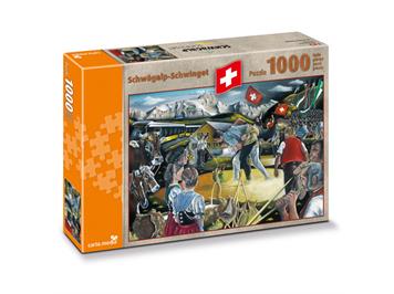 Carta.Media 7259 Puzzle Schwägalp-Schwinget, 1'000 Teile