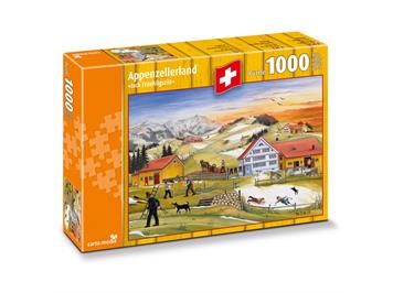 Carta.Media 7263 Puzzle Appenzellerland "Isch Früehligsziit"