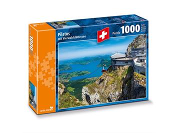 Carta.Media 7266 Puzzle Pilatus mit Vierwaldstättersee (1000 tlg.)