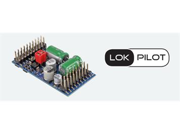 ESU 59315 LokPilot 5 L DCC/MM/SX/M4, Stiftleiste mit Adapter, Spurweite 0, G, I