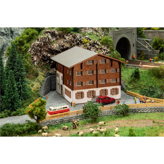 Faller 232183 Alpenhaus Langwies, Schweiz, Lasercut-Modell - N (1:160)