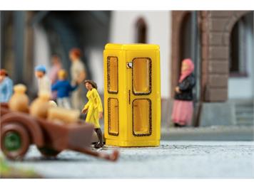 Faller 272928 2 Telefonzellen Bundespost - N (1:160)