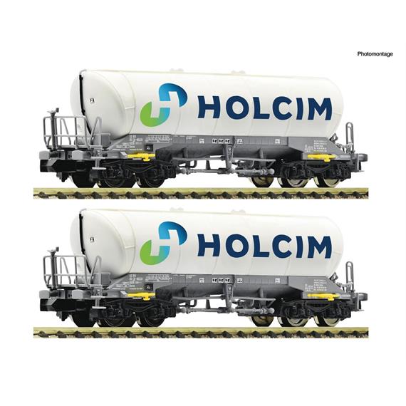 Fleischmann 6660047 2-tlg. Set: Silowagen, Holcim - N (1:160)