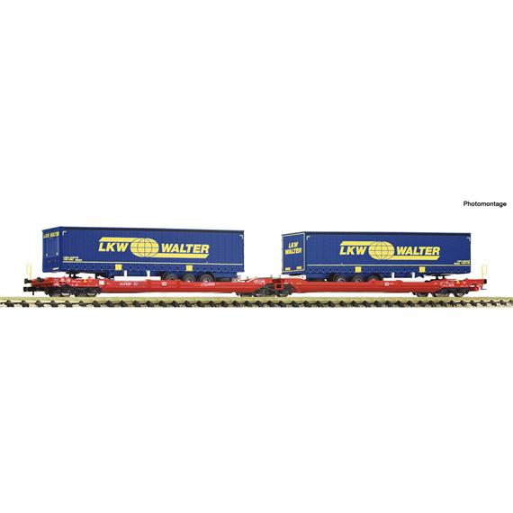 Fleischmann 6660050 Doppeltaschen-Gelenkwagen T3000e, DB AG "LKW Walter" - N (1:160)