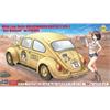 Hasegawa 652288 Wild Egg Girls, VW Käfer mit Figur Rei Hazumi - Massstab 1:24