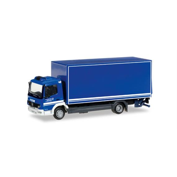 Herpa 092234 Mercedes-Benz Atego Koffer-LKW mit Ladebordwand HO