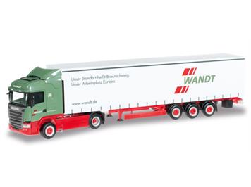 Herpa 303996 Scania R'13 HL Gardinenplanen-Szg. "Wandt" HO