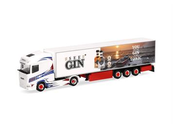 Herpa 319034 DAF XG+ Kühlkoffer-Sattelzug - H0 (1:87)