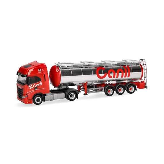 Herpa 319041 Iveco S-Way Chemietank-Sattelzug "Canil" - H0 (1:87)