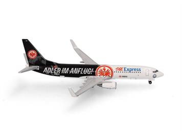 Herpa 538107 SunExpress Boeing 737-800 Eintracht Frankfurt - SGE Express - Massstab 1:500