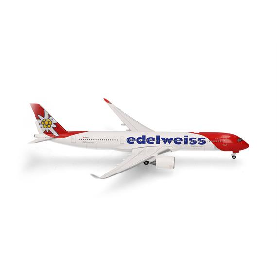 Herpa 538190 Edelweiss Air Airbus A350-900 - HB-IHF "Piz Bernina" - Massstab 1:500