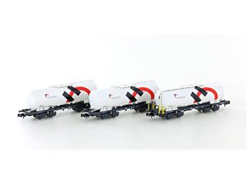 Hobbytrain 23488 3er Set Silowagen Uacs SBB / Holcim, Ep.VI, N