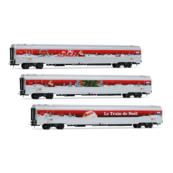 Jouef HJ4200 SNCF 3-teil. Set Set Train de Noel – Coca-Cola 2010, Ep. VI - H0 (1:87)