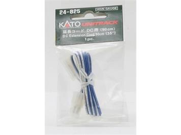 Kato 24-825 Verlängerungskabel blau-weiss - N (1:160)