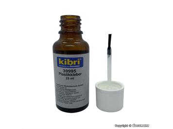 Kibri 39995 Plastikkleber flüssig, mit Pinsel, 25 ml