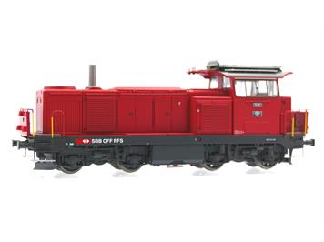 L.S. Models 17568 Diesellok Bm 4/4 feuerrot mit Signum und Kamin SBB HO