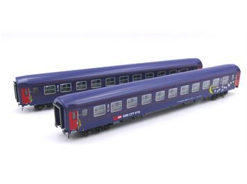 L.S. Models 47332 SBB Personenwagen UIC-X Bcm Moon & Stars 2er Set HO