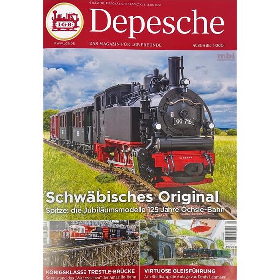 LGB Depesche, das Magazin für LGB Freunde, Ausgabe 4/2024