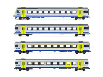 Liliput 330531 BLS RE-Zug 4-Teilig EW III Omega Logo EP V-VI, AC digital, H0