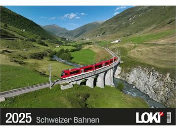 LOKI Kalender Schweizer Bahnen 2025