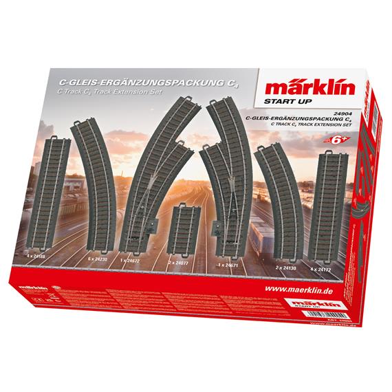 Märklin 24904 Start up - C-Gleis-Ergänzungspackung C4 - H0 (1:87)