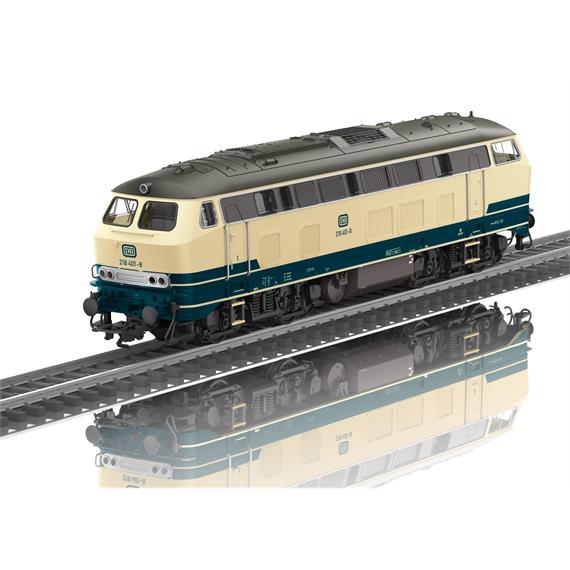 Märklin 39215 Diesellokomotive BR 218 der DB, AC 3L, digital mfx+ mit Sound- H0 (1:87)