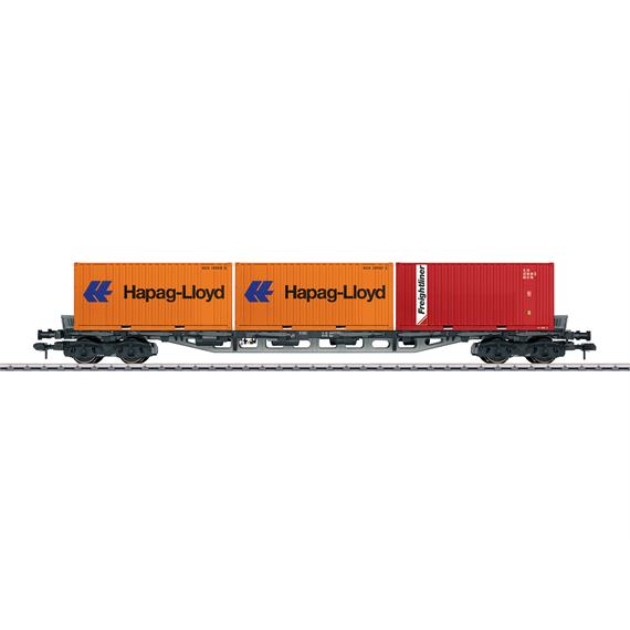 Märklin 58710 Mehrzweck-Container-Tragwagen Sgjs 716 - Spur 1 (1:32)