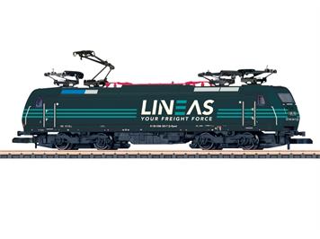 Märklin 88487 E-Lok BR 186 der TRAXX-Familie von Railpool, vermietet an Lineas - Z (1:220)