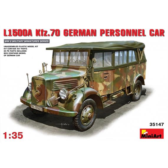 MiniArt 35147 L1500A Kfz. 70 German Personnel Car