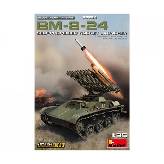 MiniArt 35234 BM-8-24 Rakentenwerfer Inter. - Massstab 1:35