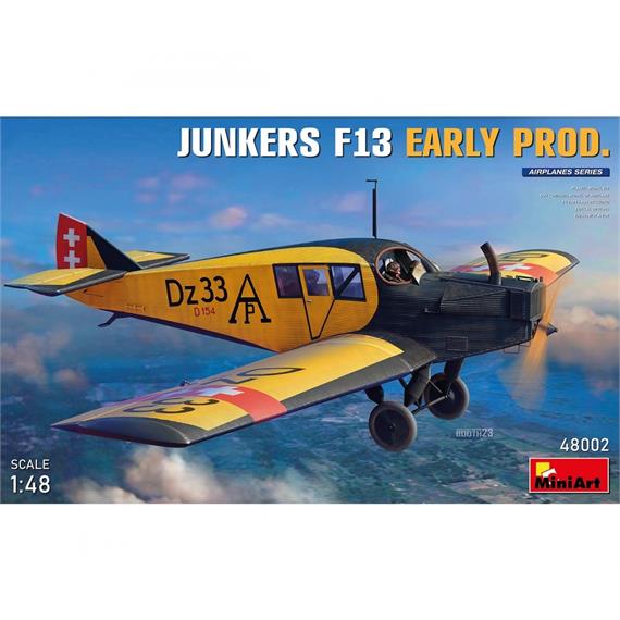 MiniArt 48002 Junkers F13. frühe Produktion - Massstab 1:48