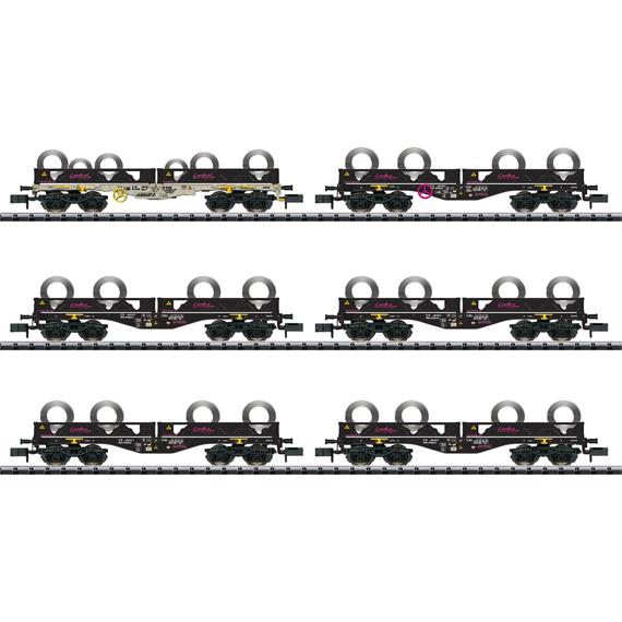 Minitrix 15080 Güterwagen-Set "Coil-Transport" - N (1:160)